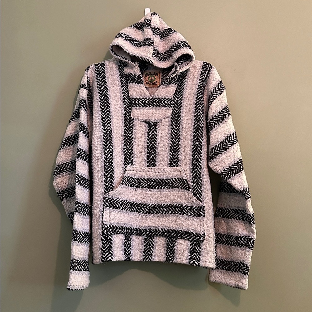 Vintage BAJA JOE Striped Baja Hoodie Size XS